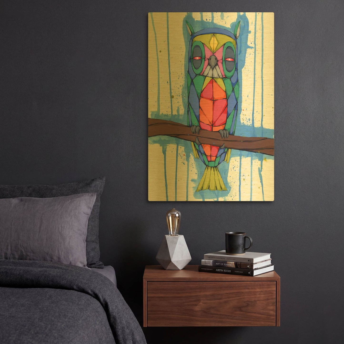 'The Wise One' By Ric Stultz Gold Metal Wall Art