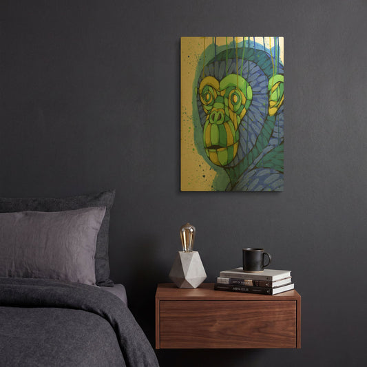 'Answer Seeker' By Ric Stultz Gold Metal Wall Art