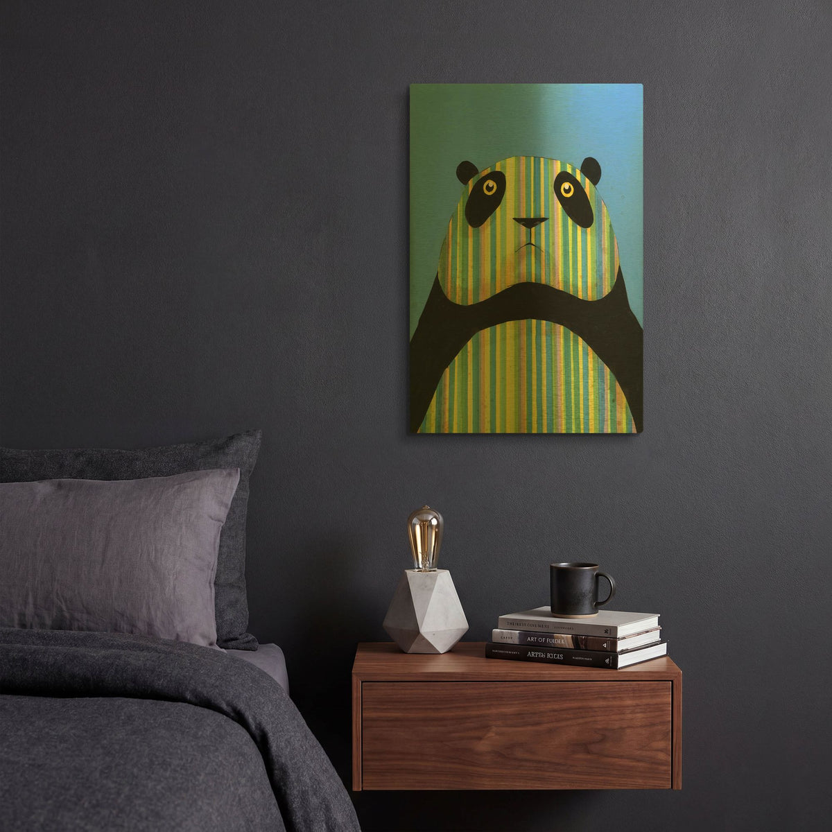 'Case Of The Hues' By Ric Stultz Gold Metal Wall Art