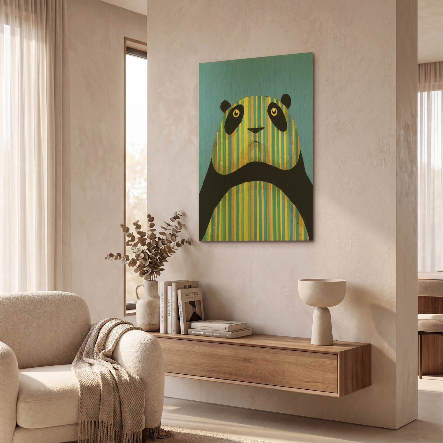 'Case Of The Hues' By Ric Stultz Gold Metal Wall Art
