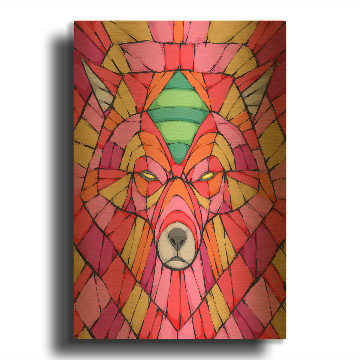 'Fueled By Instinct' By Ric Stultz Gold Metal Wall Art