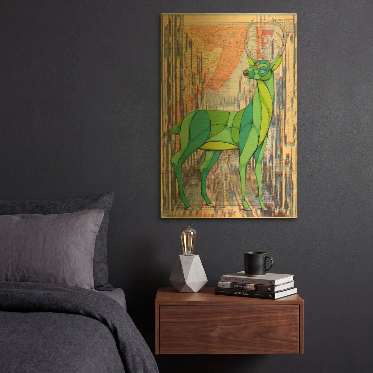 'Standing Tall' By Ric Stultz Gold Metal Wall Art