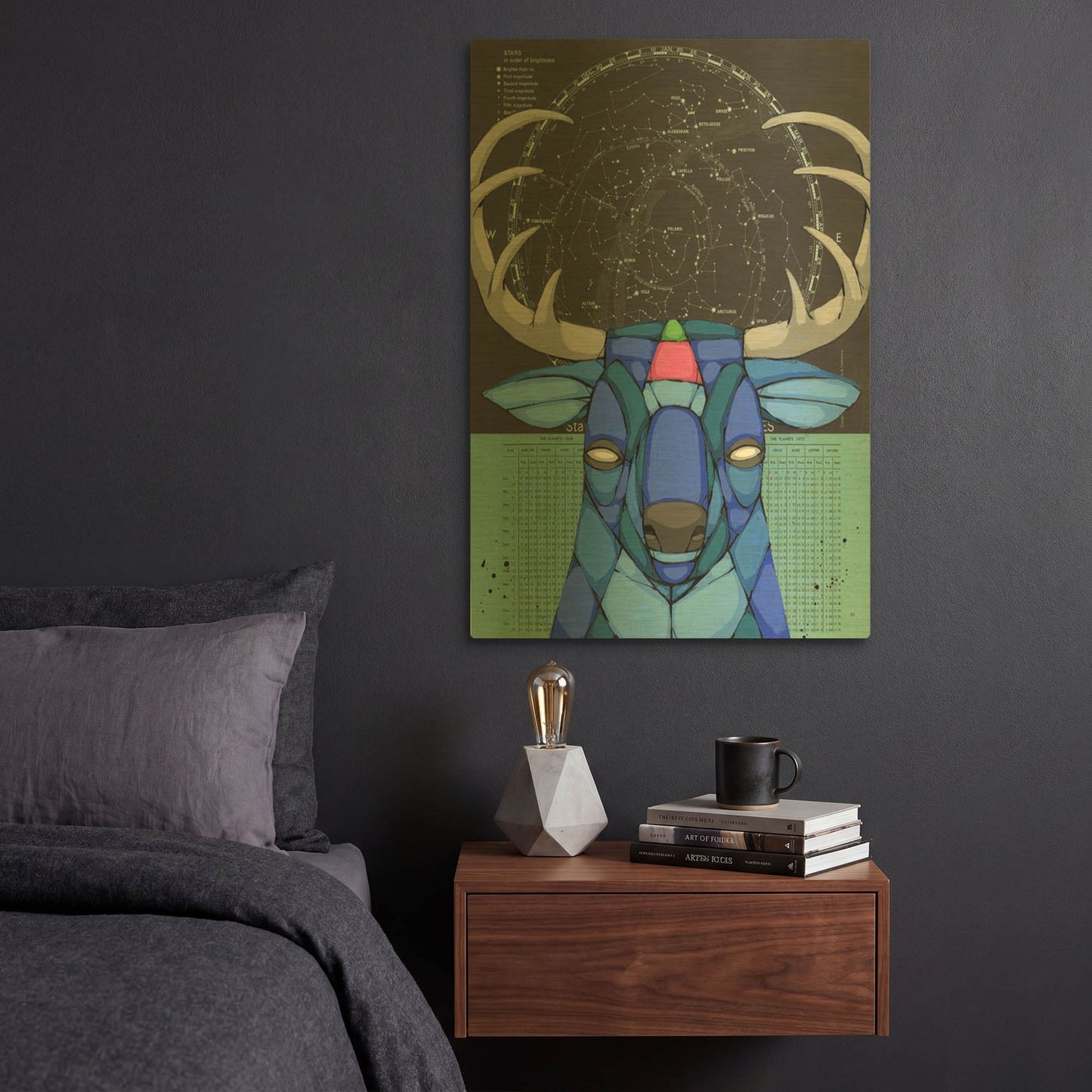 'Starbuck' By Ric Stultz Gold Metal Wall Art