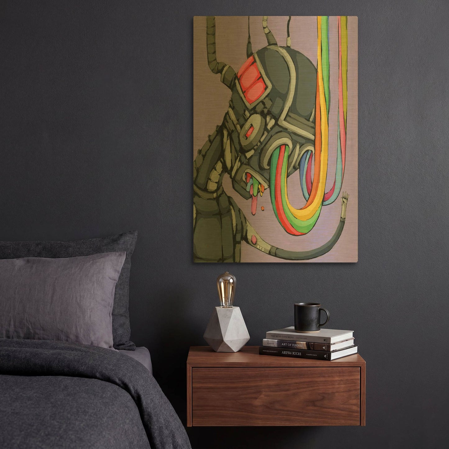 'Oh Hi Hello 1' By Ric Stultz Gold Metal Wall Art