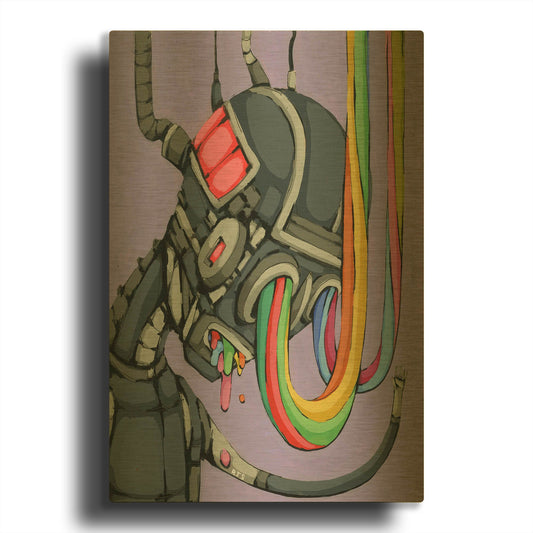 'Oh Hi Hello 1' By Ric Stultz Gold Metal Wall Art