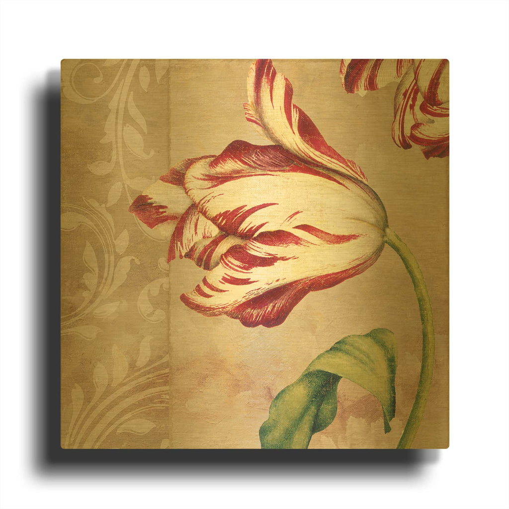 'Peppermint Tulips II' By Sasha Gold Metal Wall Art