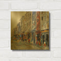 'Soho View' By Solveiga Gold Metal Wall Art