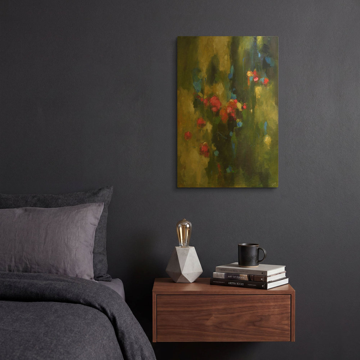 'Eden' By Solveiga Gold Metal Wall Art