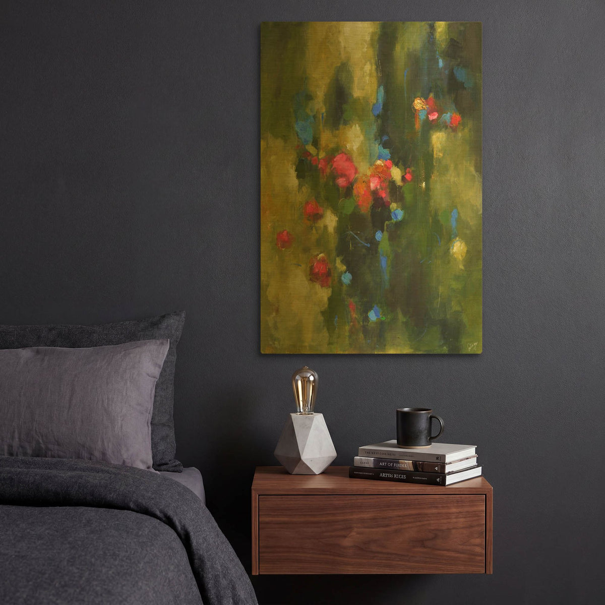 'Eden' By Solveiga Gold Metal Wall Art