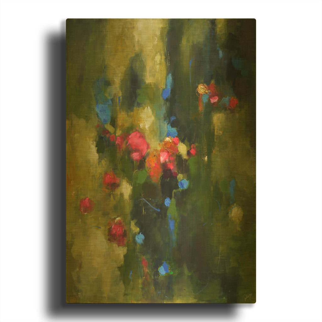 'Eden' By Solveiga Gold Metal Wall Art