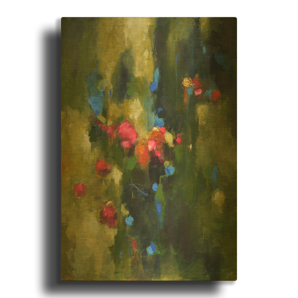 'Eden' By Solveiga Gold Metal Wall Art
