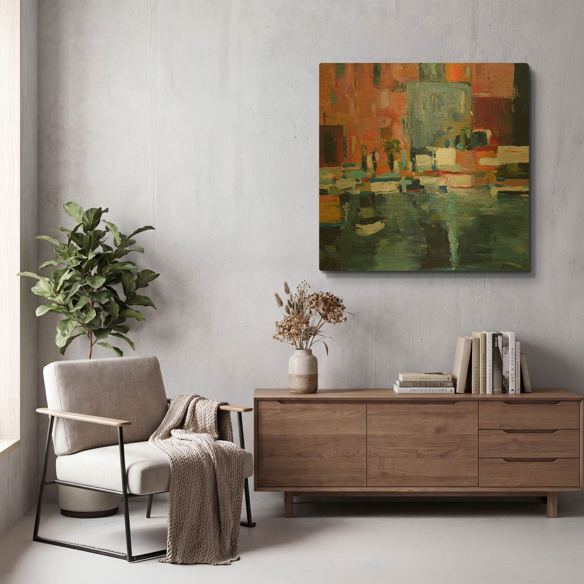 'Marina Piccola' By Solveiga Gold Metal Wall Art