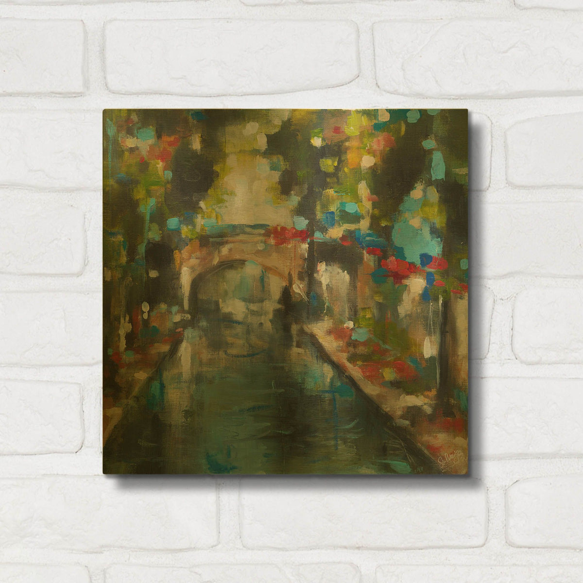 'Holland I' By Solveiga Gold Metal Wall Art