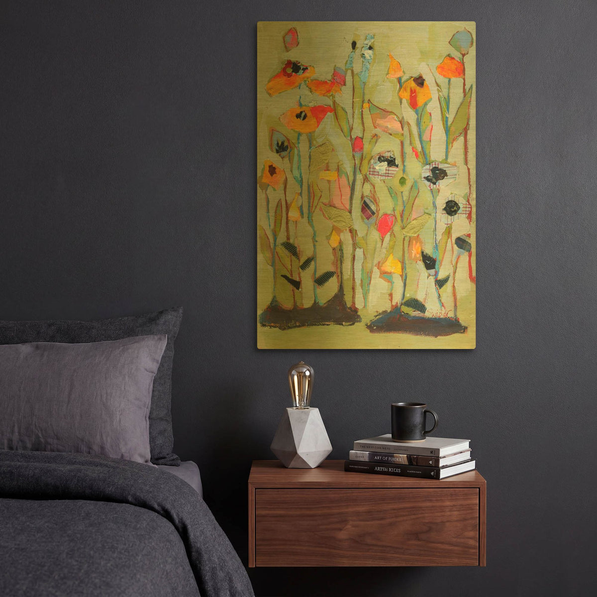 'The Road To Ballybunion' By Staci Marie Swider Gold Metal Wall Art