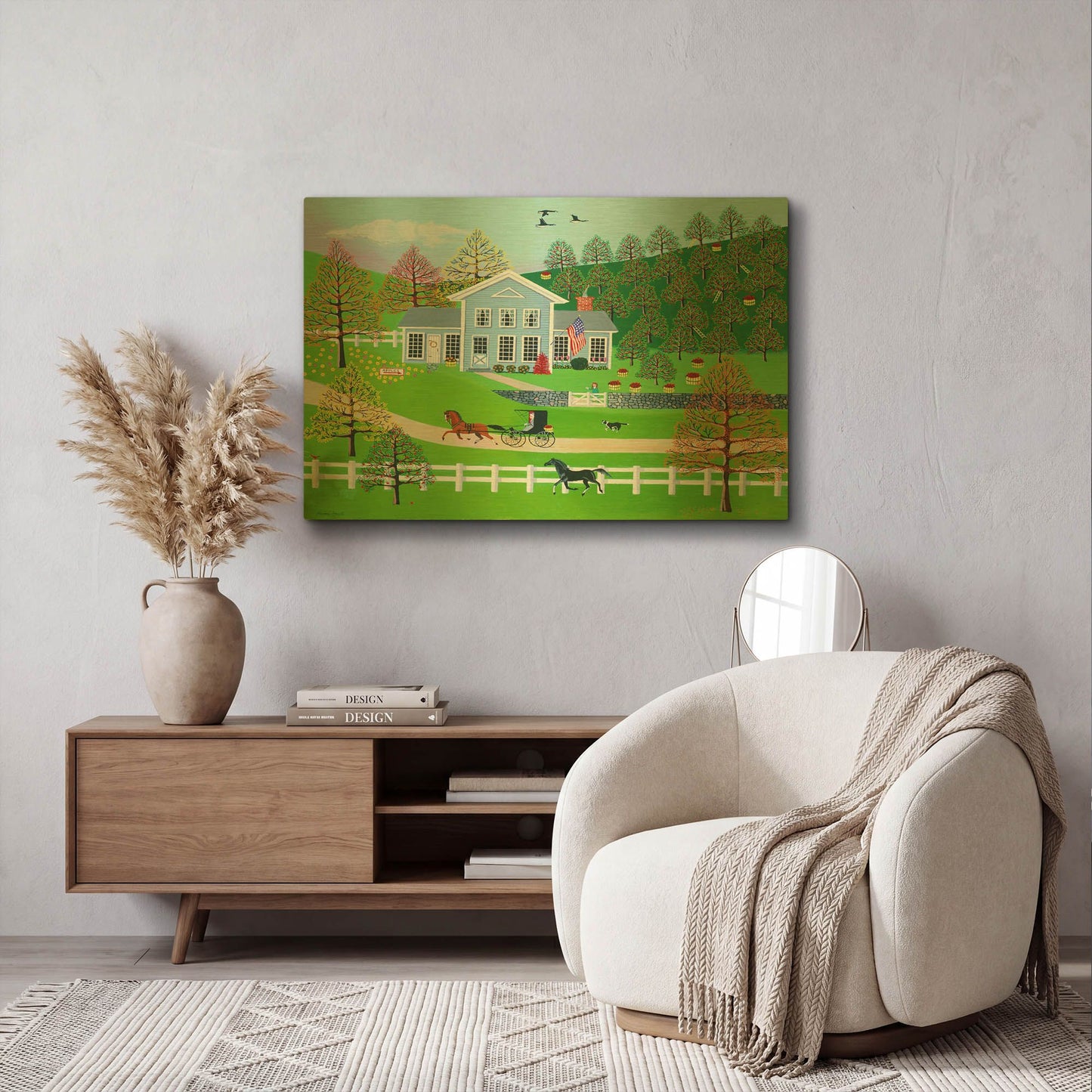 'Fresh Apple Pie Tonight' By Susan Henke Fine Art Gold Metal Wall Art