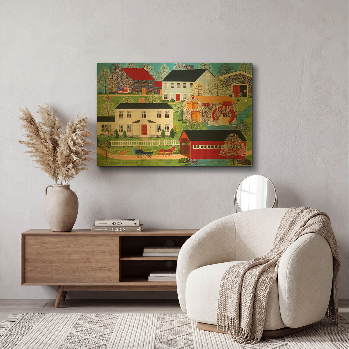 'Following Mama' By Susan Henke Fine Art Gold Metal Wall Art