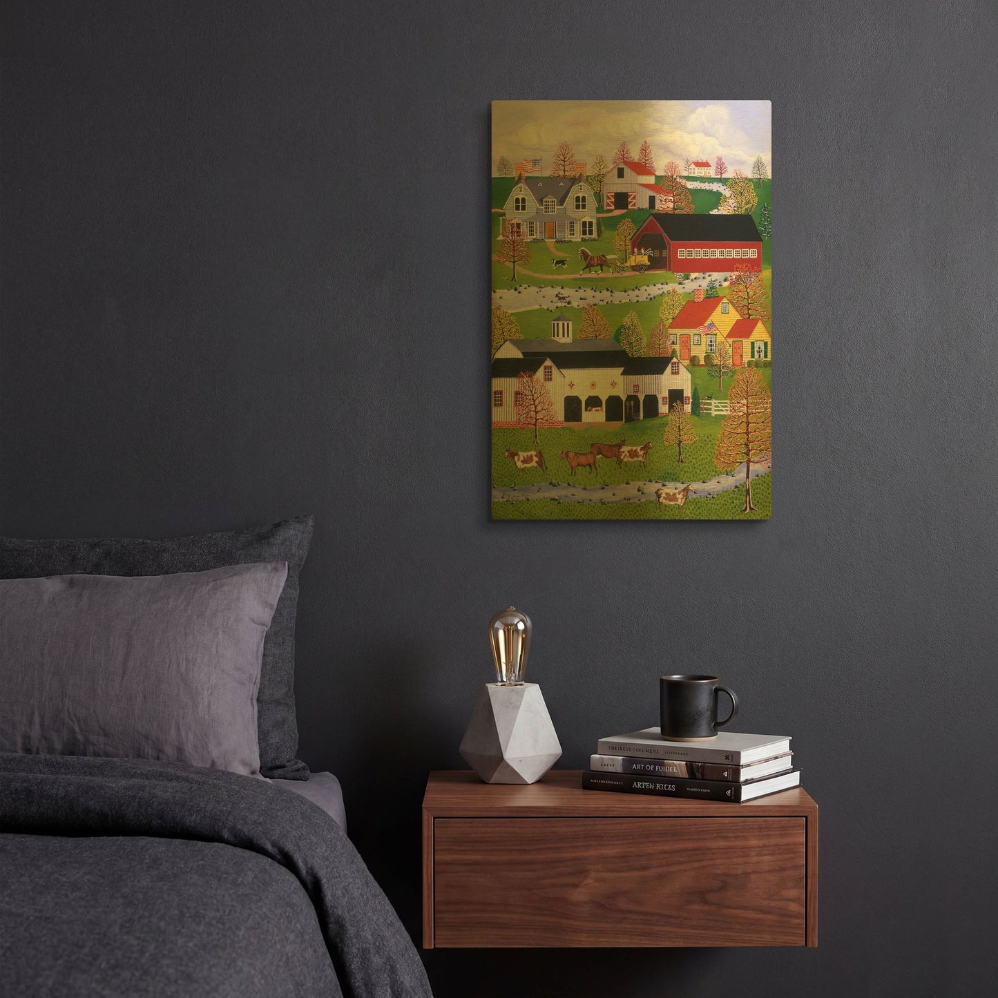'Yellow Buggy Ride' By Susan Henke Fine Art Gold Metal Wall Art