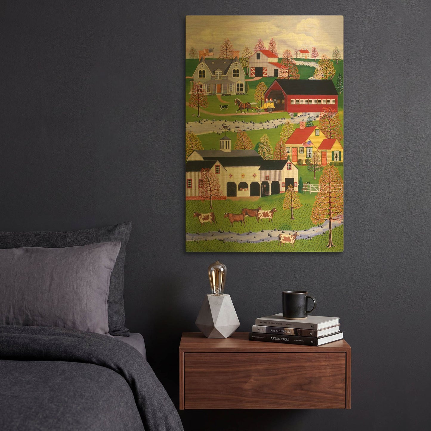 'Yellow Buggy Ride' By Susan Henke Fine Art Gold Metal Wall Art
