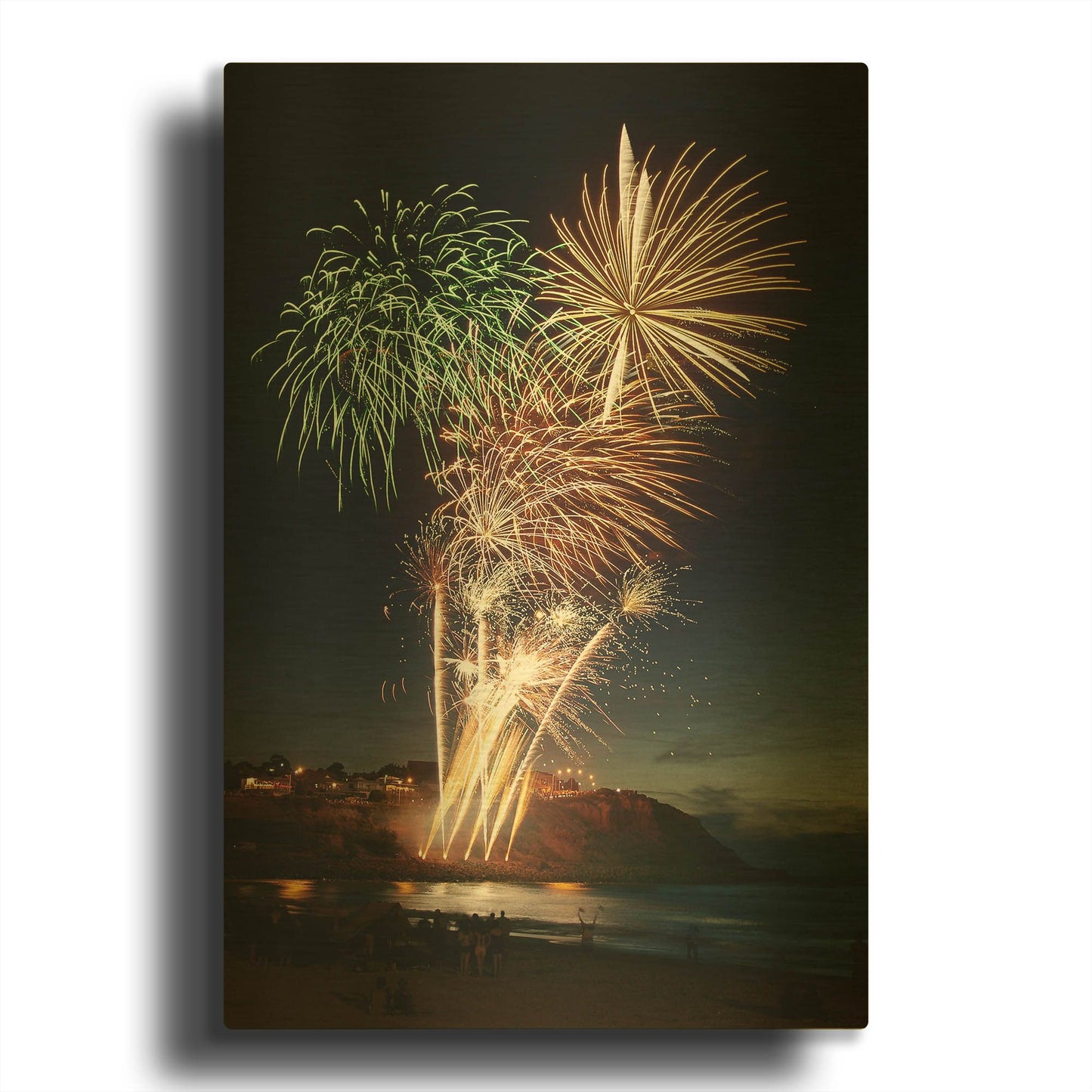 'Australia Day 2008' By SD Smart Gold Metal Wall Art
