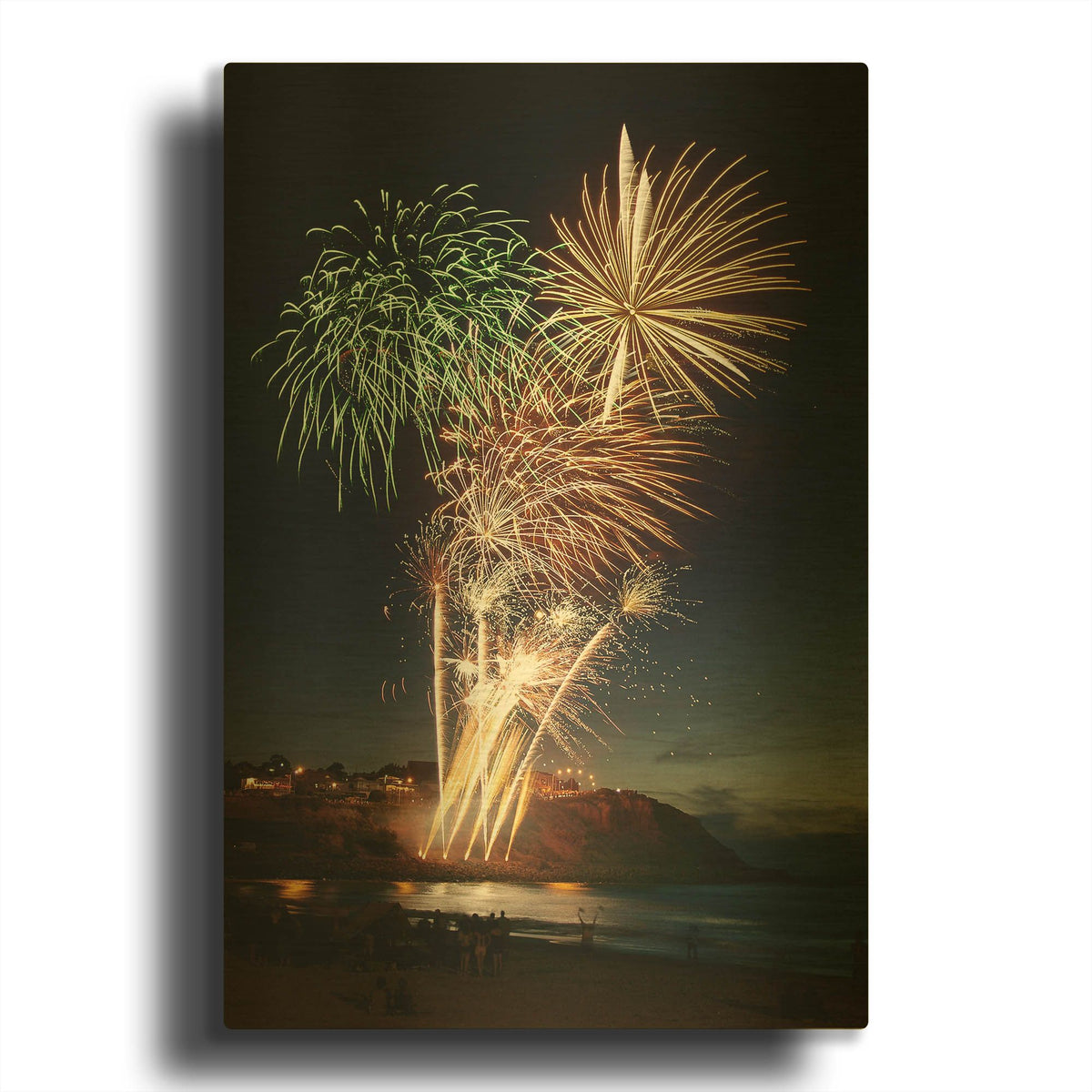 'Australia Day 2008' By SD Smart Gold Metal Wall Art