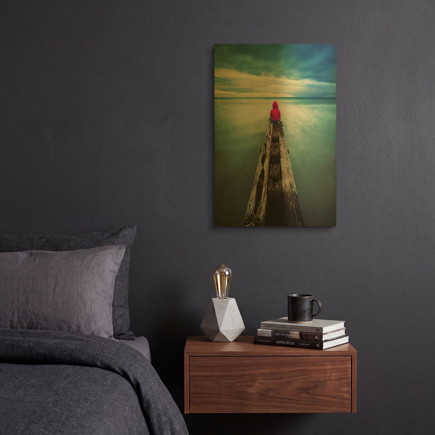 'To have the world in front of you' By SD Smart Gold Metal Wall Art