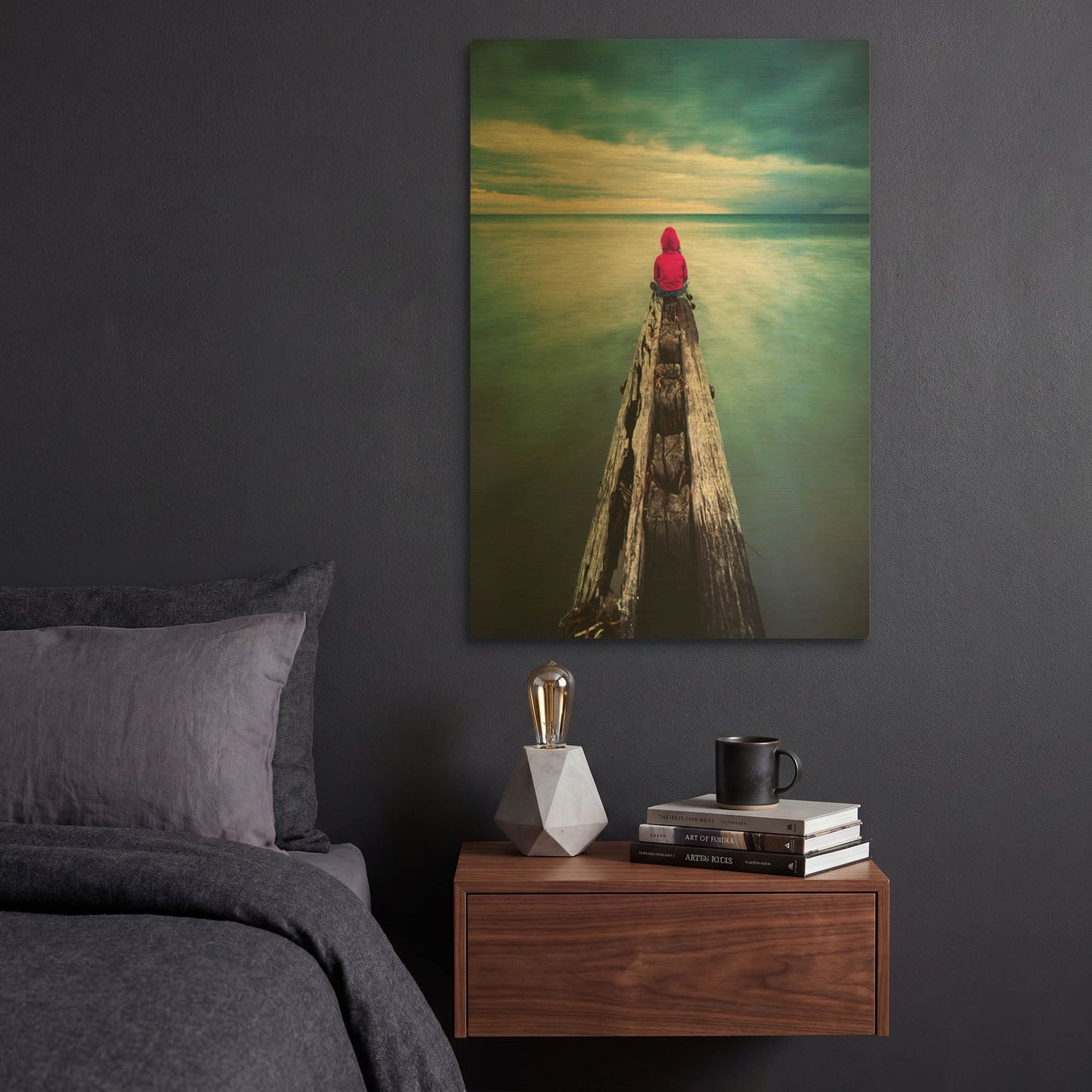 'To have the world in front of you' By SD Smart Gold Metal Wall Art