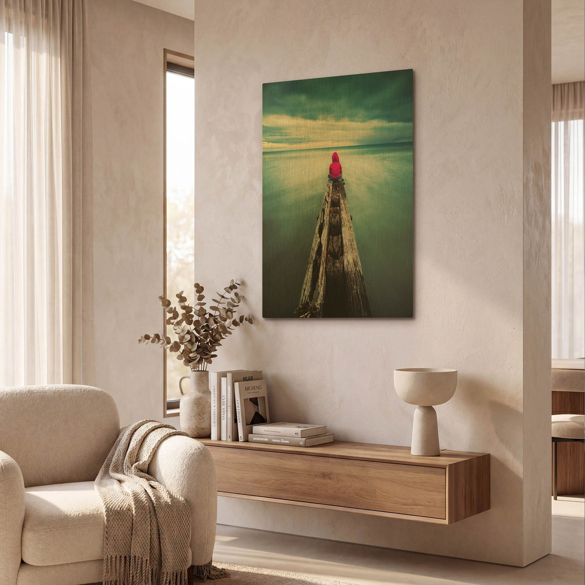 'To have the world in front of you' By SD Smart Gold Metal Wall Art