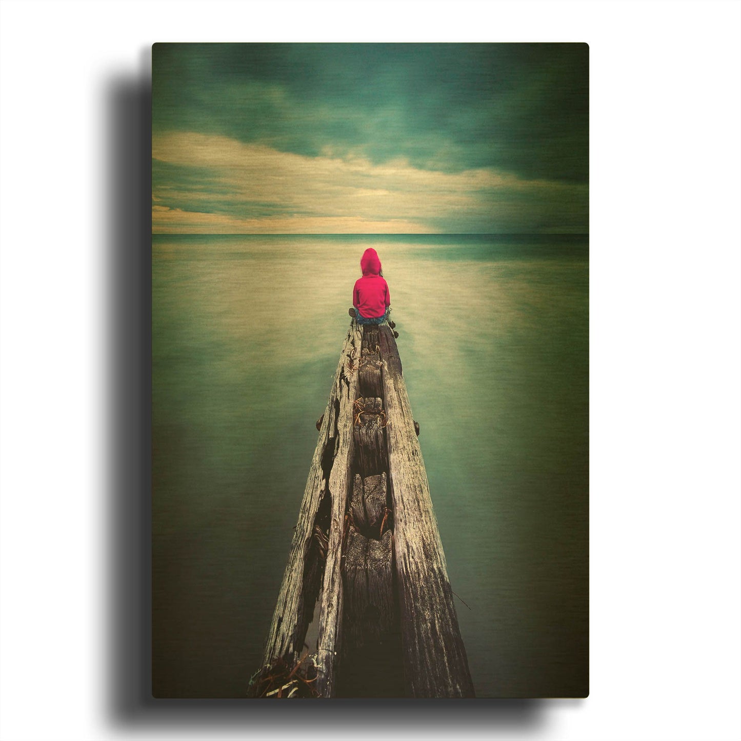 'To have the world in front of you' By SD Smart Gold Metal Wall Art