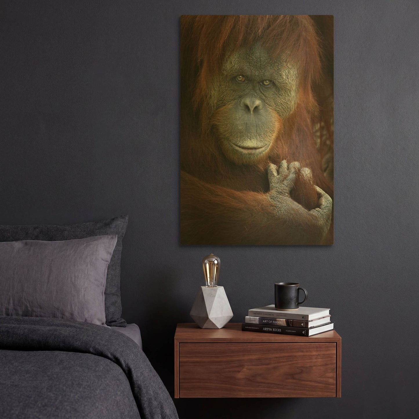 'Emotion' By SD Smart Gold Metal Wall Art