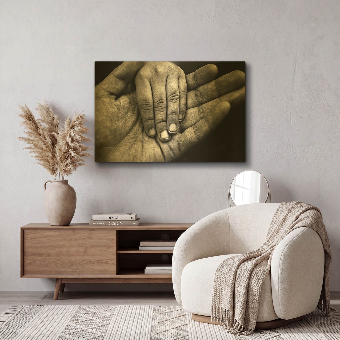 'Generations' By SD Smart Gold Metal Wall Art
