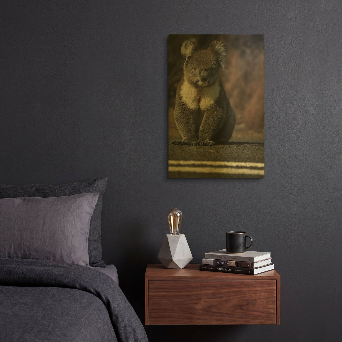 'Playing Chicken' By SD Smart Gold Metal Wall Art