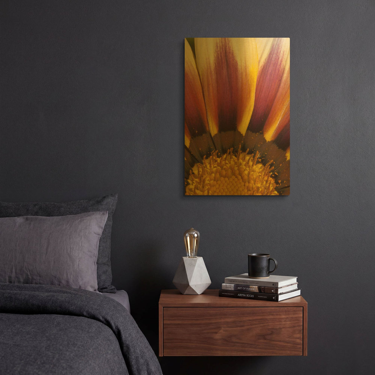 'Five' By SD Smart Gold Metal Wall Art