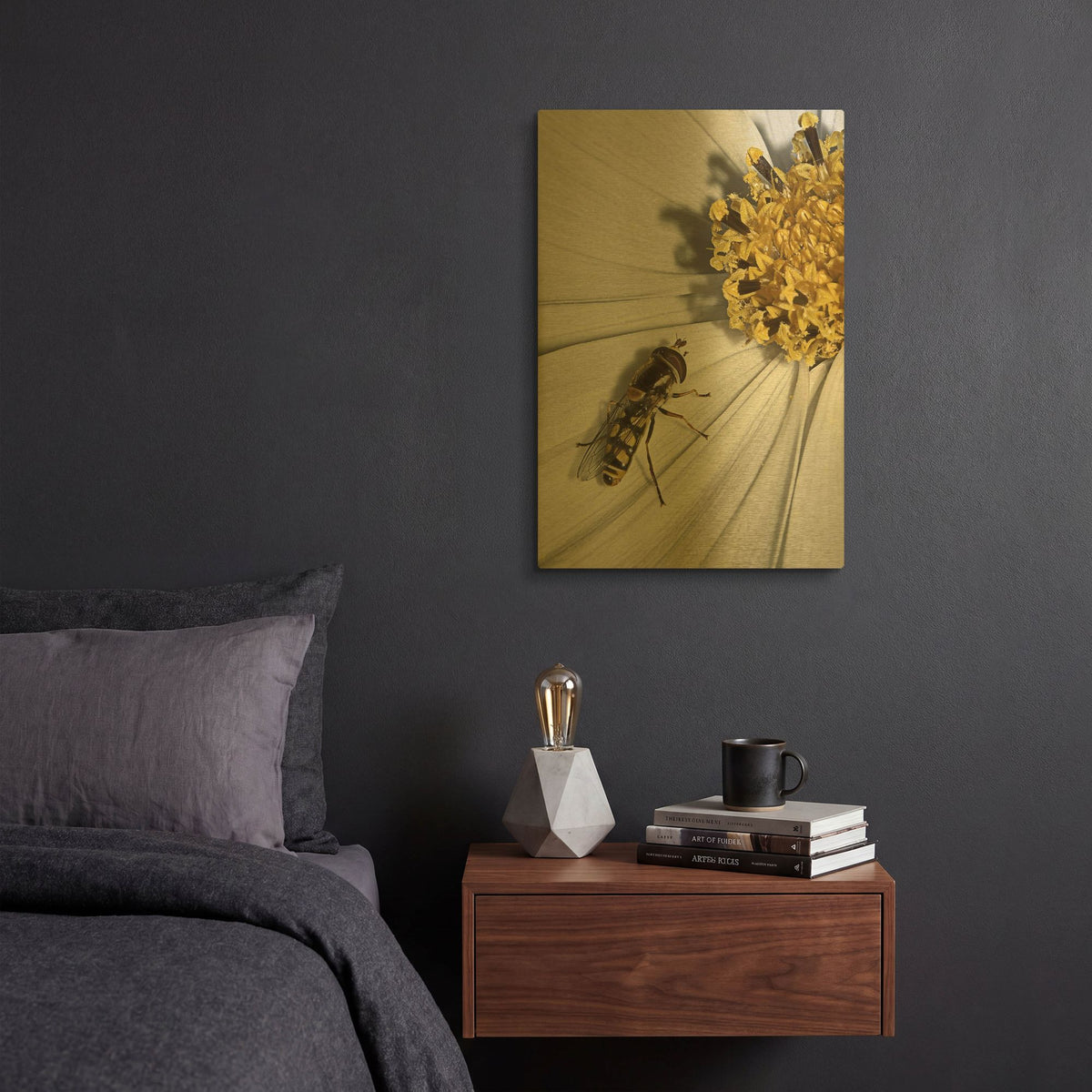 'One' By SD Smart Gold Metal Wall Art