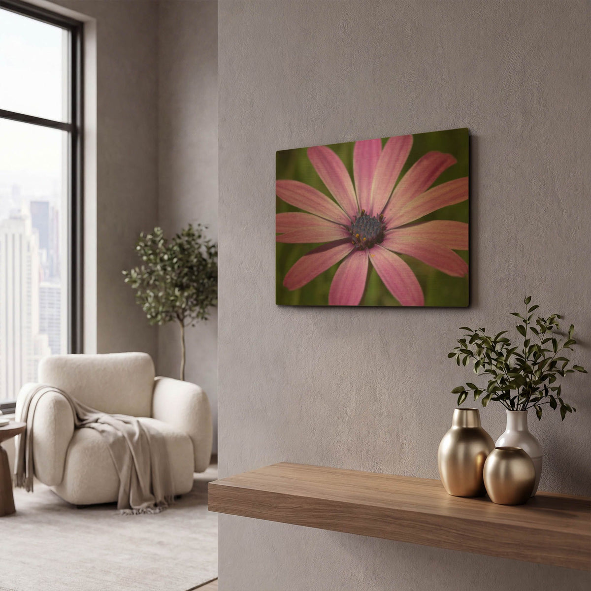 'Seven' By SD Smart Gold Metal Wall Art