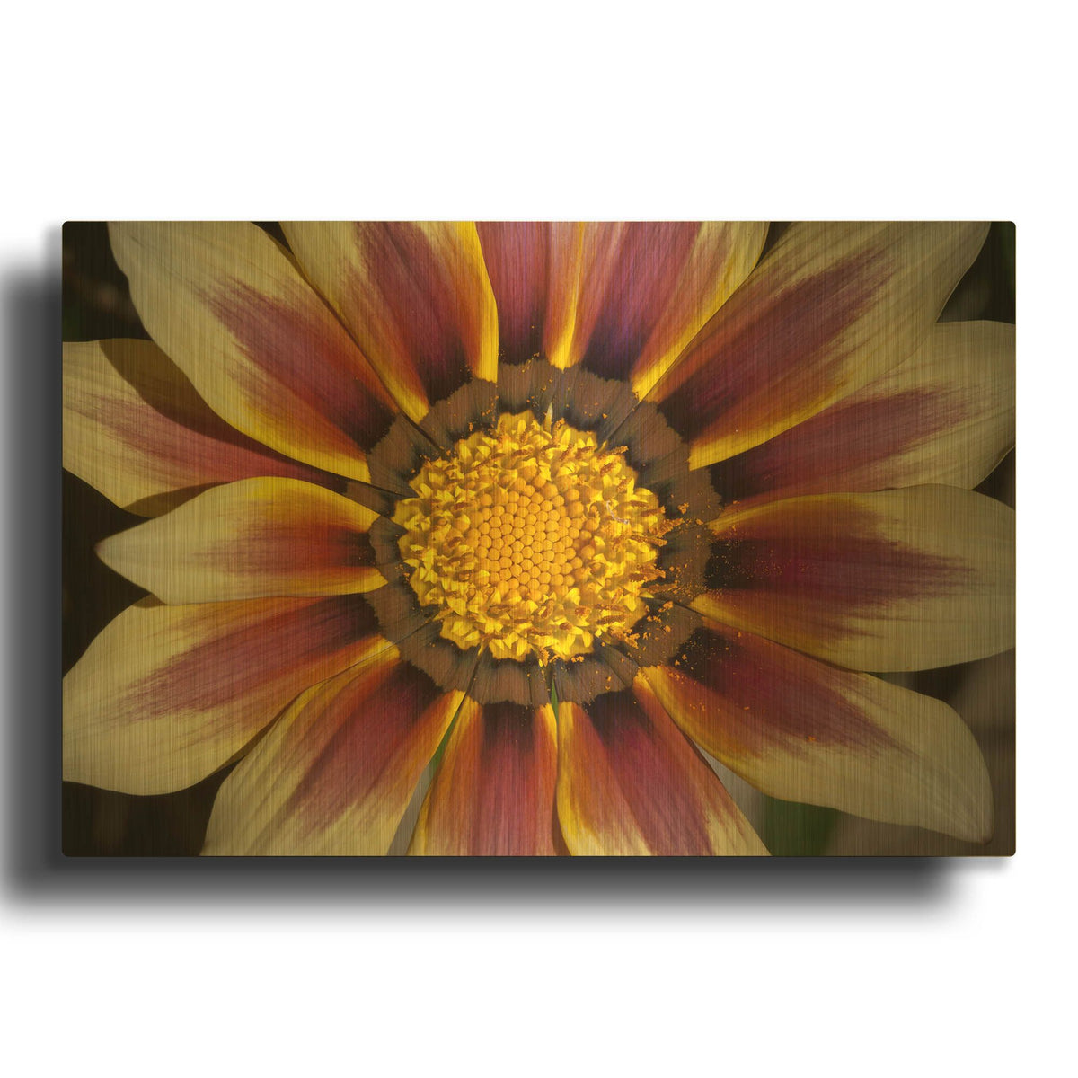 'Six' By SD Smart Gold Metal Wall Art