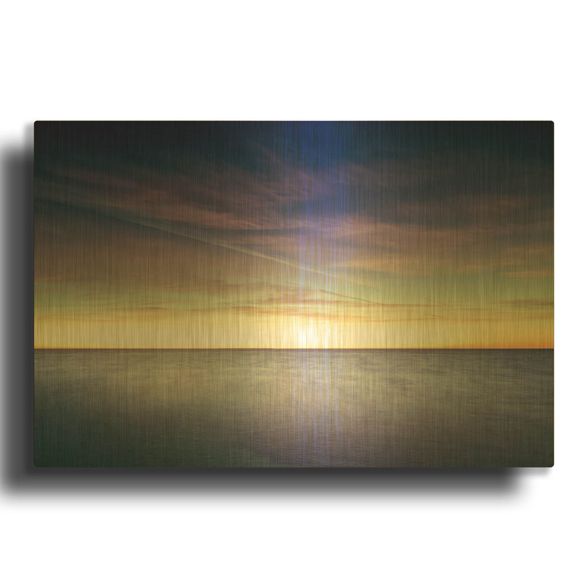 'Vanilla Sky' By SD Smart Gold Metal Wall Art