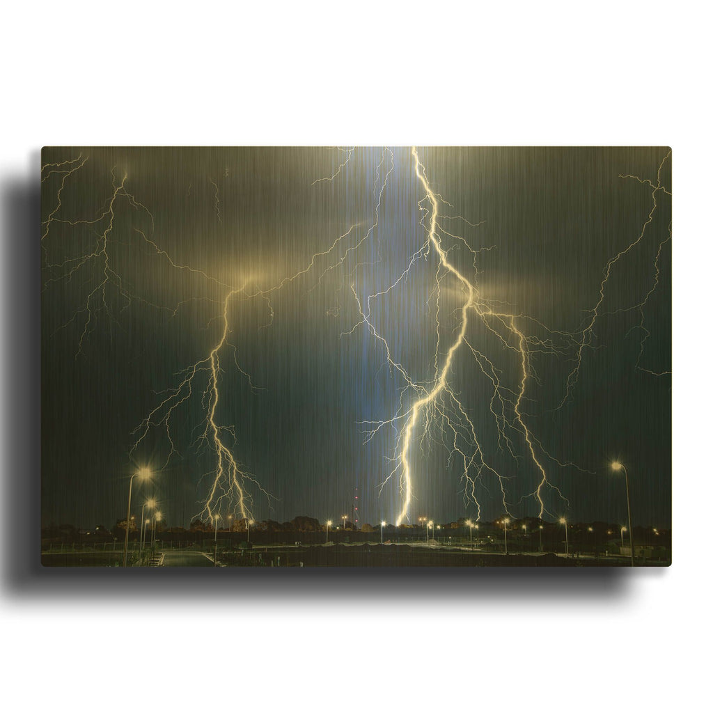 'The Storm' By SD Smart Gold Metal Wall Art
