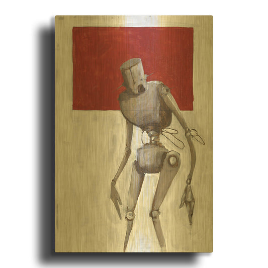 'Bleak' By Craig Snodgrass Gold Metal Wall Art