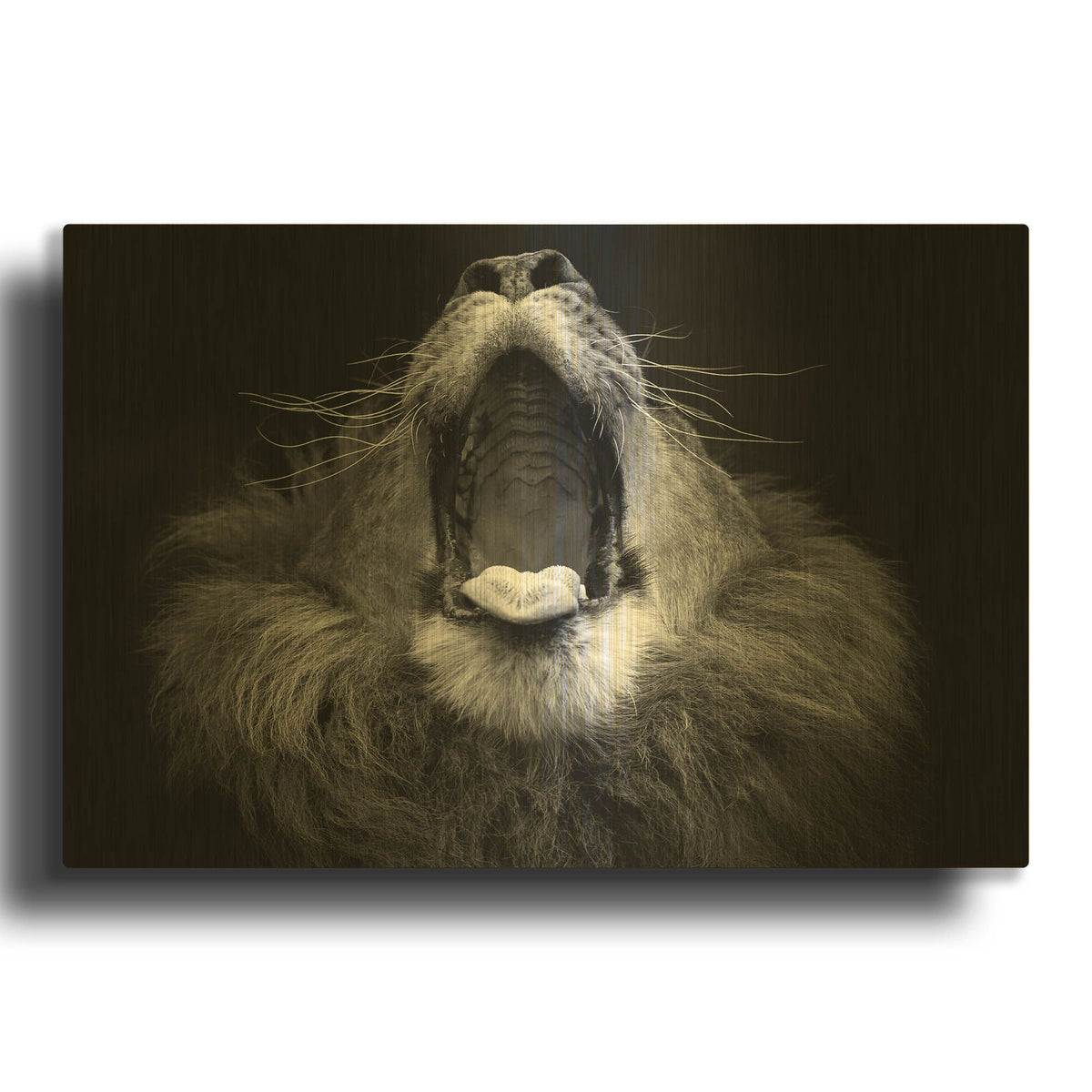 'Mujambi' By SD Smart Gold Metal Wall Art