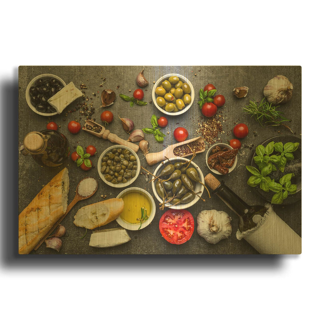 'Italian Kitchen' By Luxe Gold Metal Wall Art