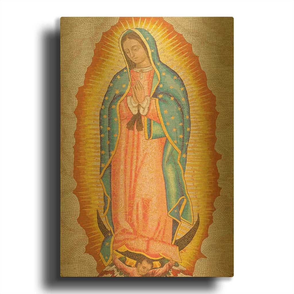 'Our Lady of Guadalupe' By Luxe Gold Metal Wall Art