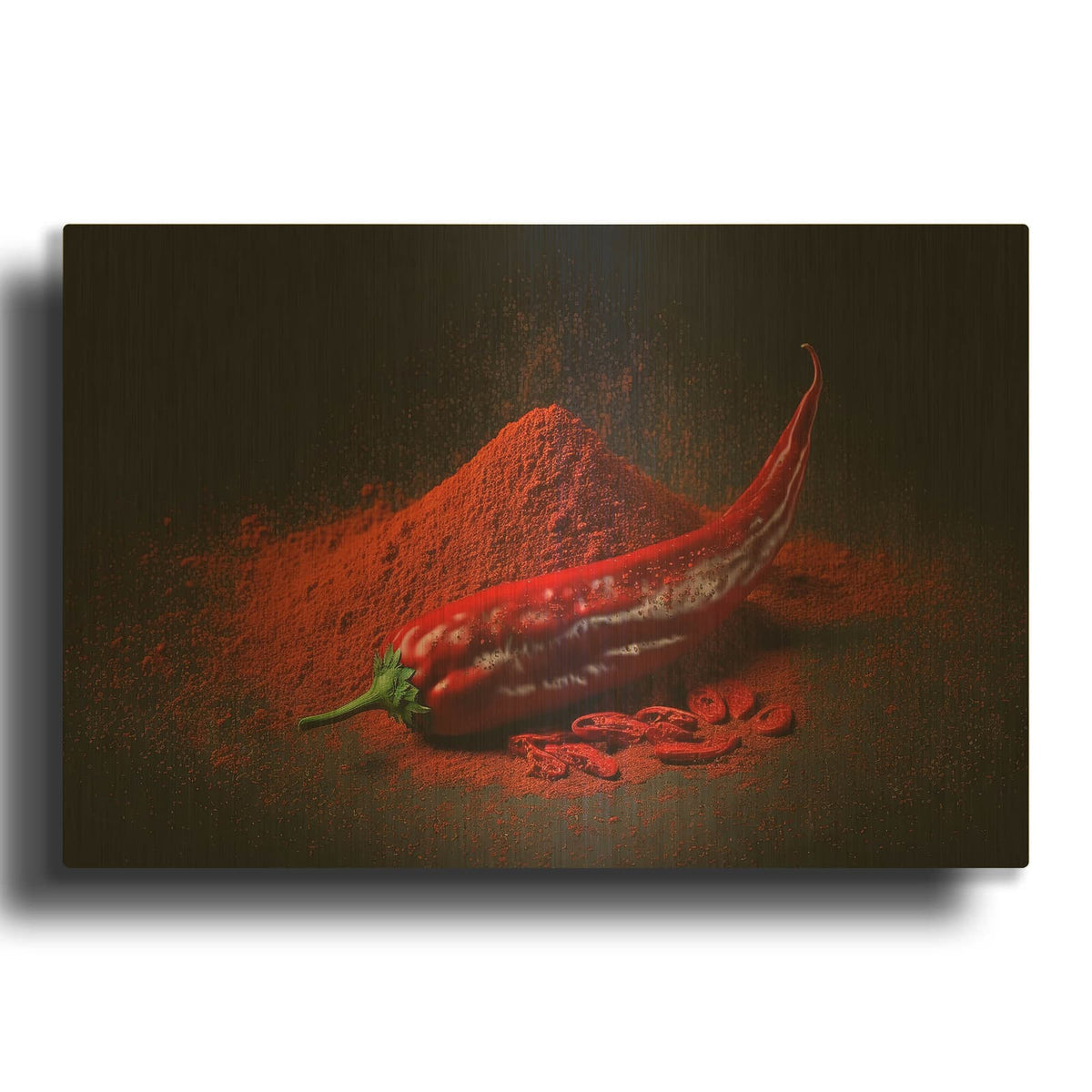 'So Spicy' By Luxe Gold Metal Wall Art