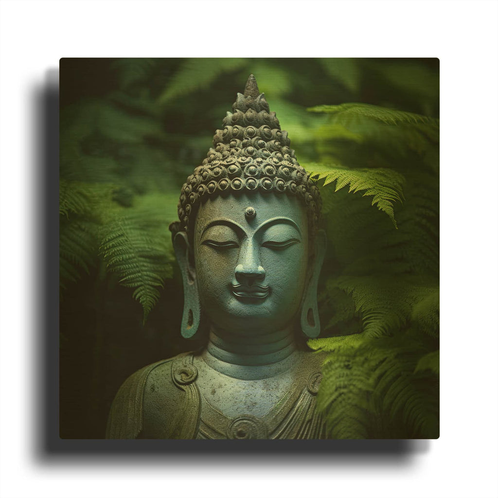 'Buddha 1' By Cameron Gray Gold Metal Wall Art