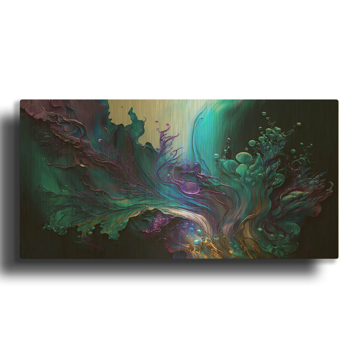 'Enigmatic Elixir' By Cameron Gray Gold Metal Wall Art