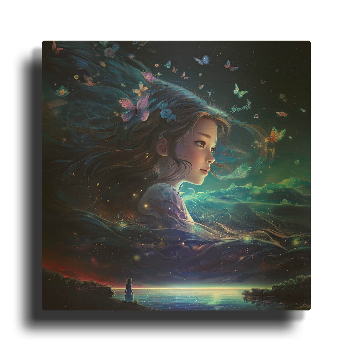'In A Dream' By Cameron Gray Gold Metal Wall Art