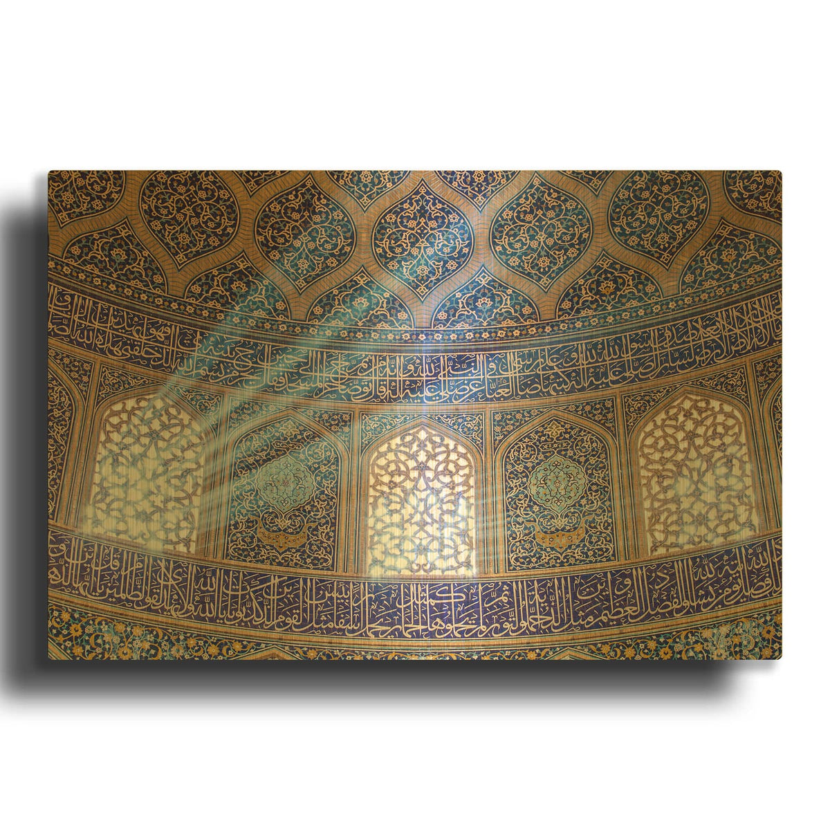 'Sheikh Lotfollah Mosque at Isfahan Iran' By Luxe Gold Metal Wall Art