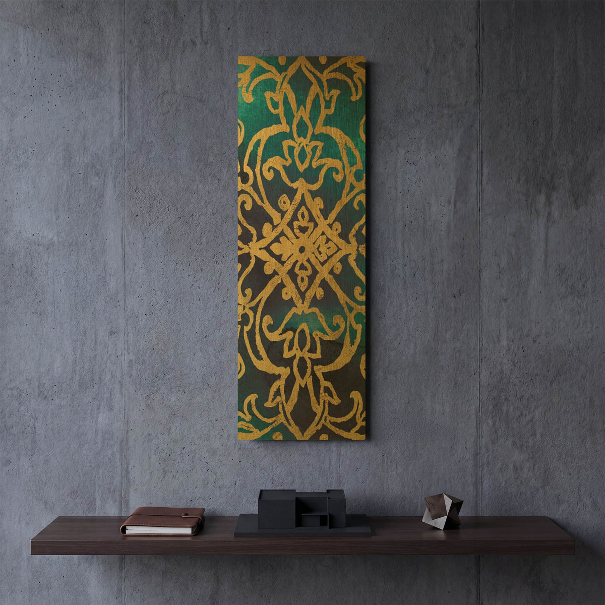 'Little Jewels VII' By Jess Aiken Gold Metal Wall Art