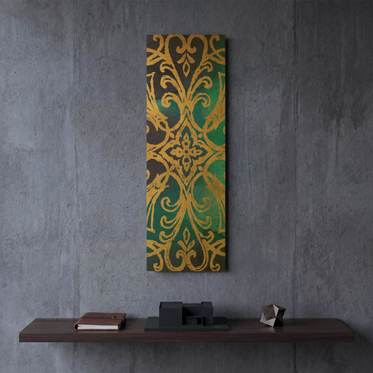 'Little Jewels VIII' By Jess Aiken Gold Metal Wall Art