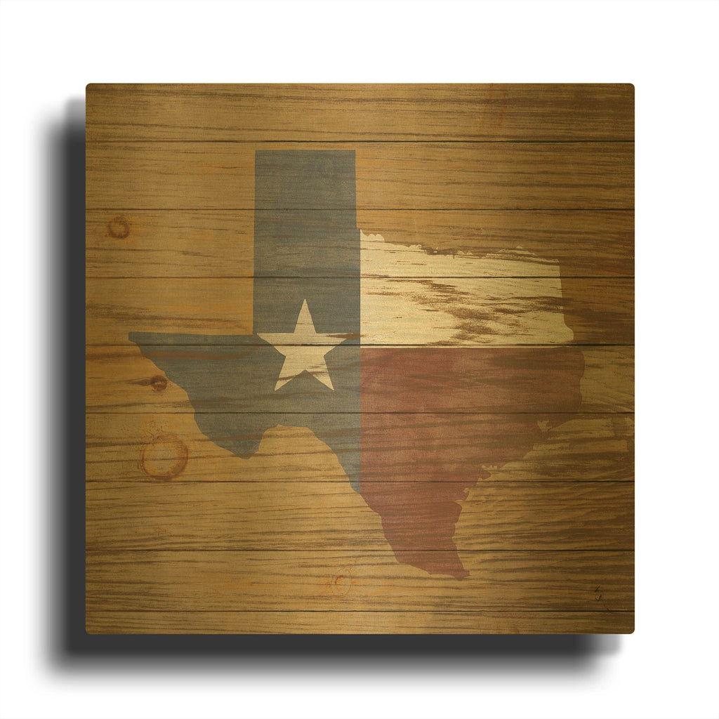 'Lone Star' By Sarah Adams Gold Metal Wall Art
