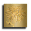 'Sarahs Garden Gatsby III' By Sarah Adams Gold Metal Wall Art
